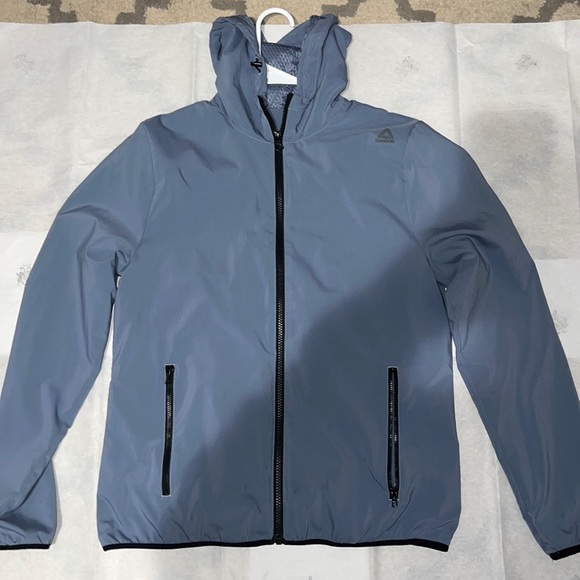 Women's Blue Reebok Jacket with Hood - Picture 1 of 1